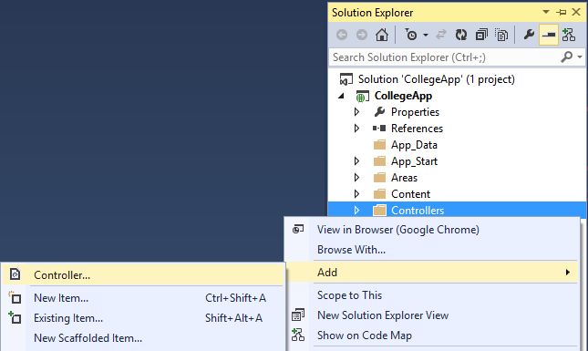 Adding New Controller